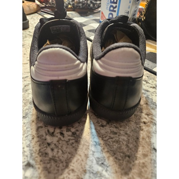 Kids Adidas Samba Classic Black White Shoes Sz 3.5 - Picture 3 of 5